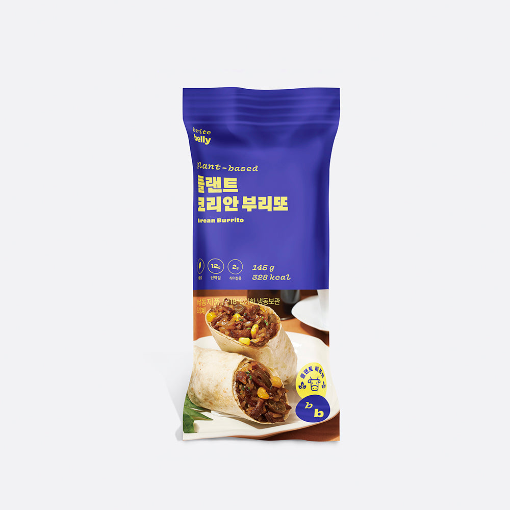 [Vegan] Plant-based Korean Burrito 145g 플랜트 코리안 브리또 불갈비