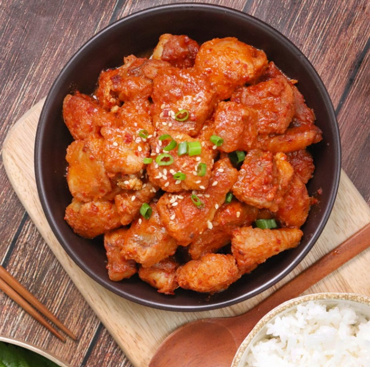 Korean Boneless Spicy Monkfish 아귀 순살 불고기 (매콤한맛) (500g, 2-3pax) | Little Jagalchi
