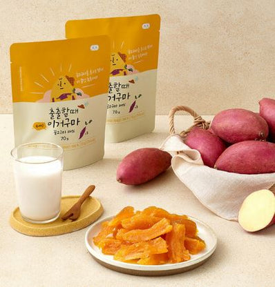 [BEST] Korean semi-dried Sweet Potato 70g 고구마말랭이