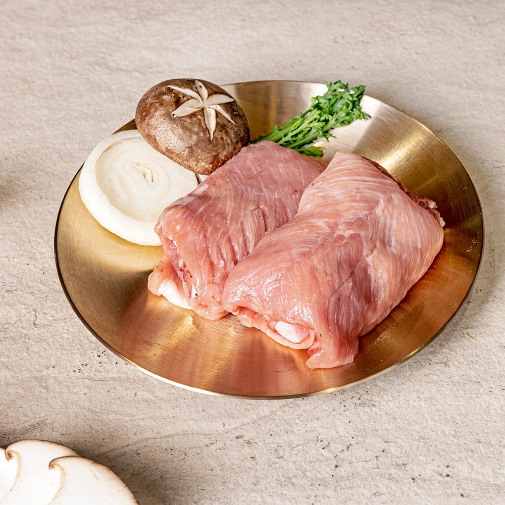 Prime Pork Ribs  수제 뼈 돼지갈비용 - 구이/양념용, 냉동 (500g) | The BlueBasket PB