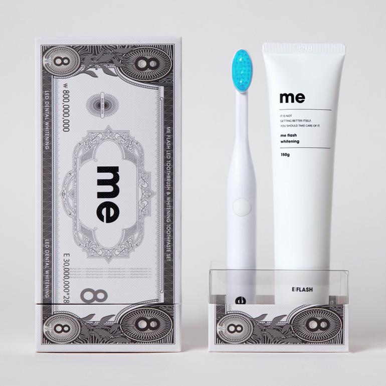 Teeth Whitening LED Toothbrush & Toothpaste Set | E:Flash
