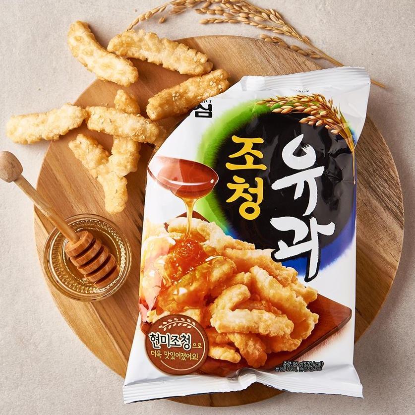 Grain Syrup Rice Snack 조청유과 (96g) | Nongshim