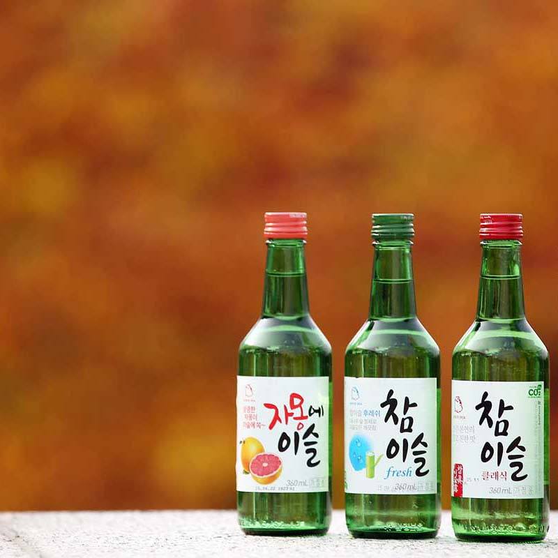 참이슬 소주 자몽맛 360 ml Chamisul Soju Grapefruit | Jinro
