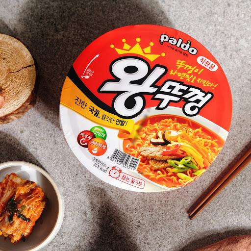 Wangttukkeong Cup Noodles 왕뚜껑 컵라면  (110g) | Paldo