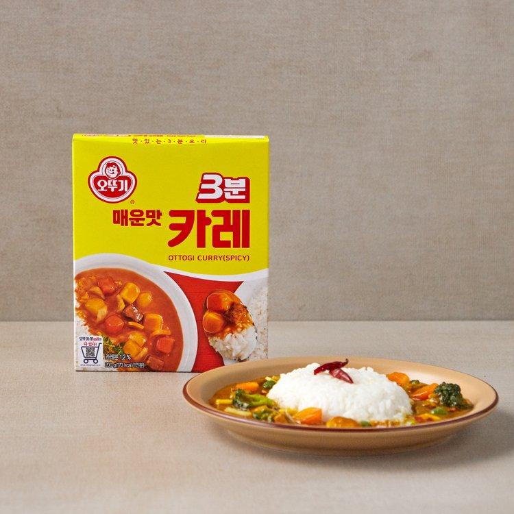 แกงกะหรี่ Spicy Spicy รสเผ็ด 3 นาที (200 กรัม) | Ottogi