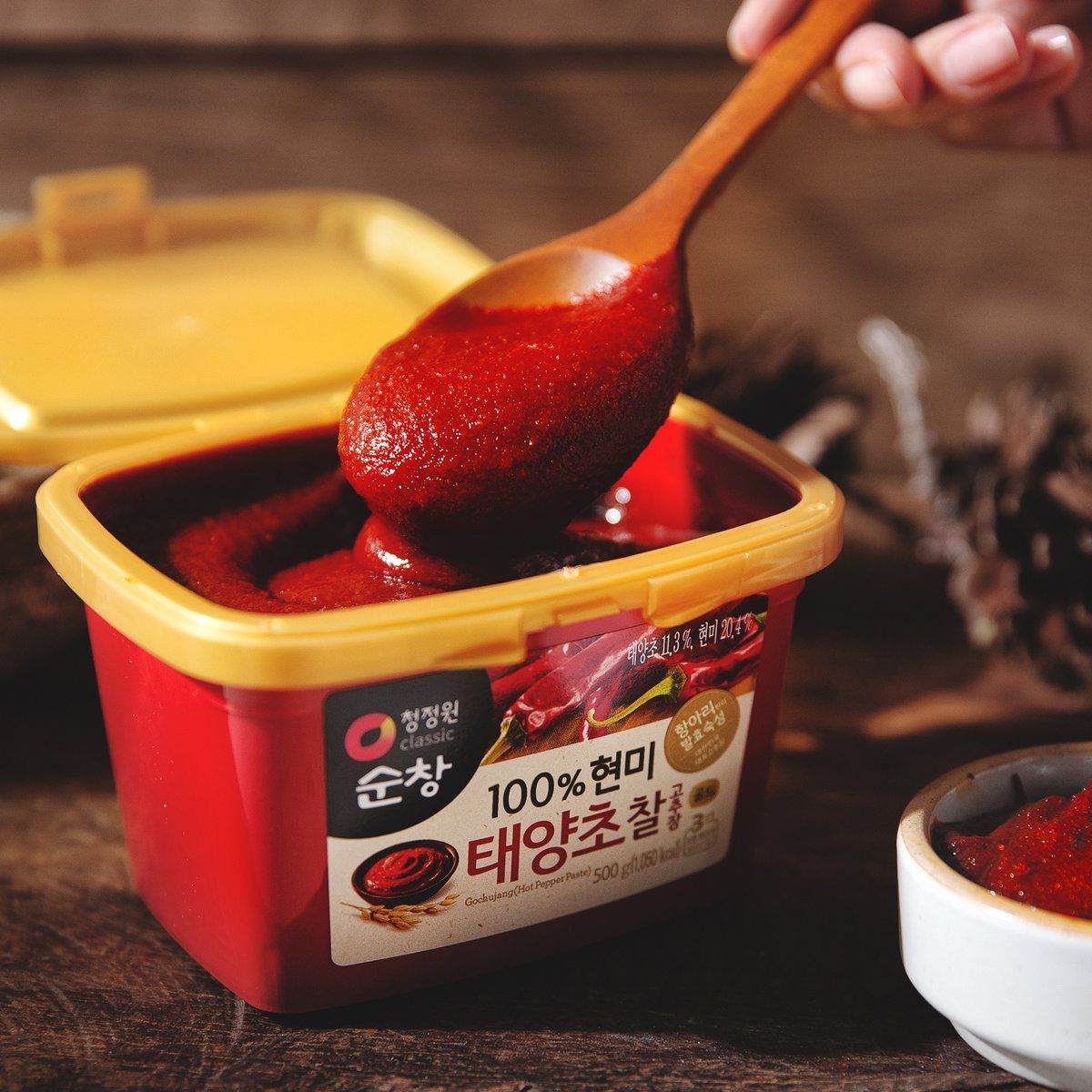 Korean Hot Pepper Paste 태양초 고추장 (500g) | Chung Jung One