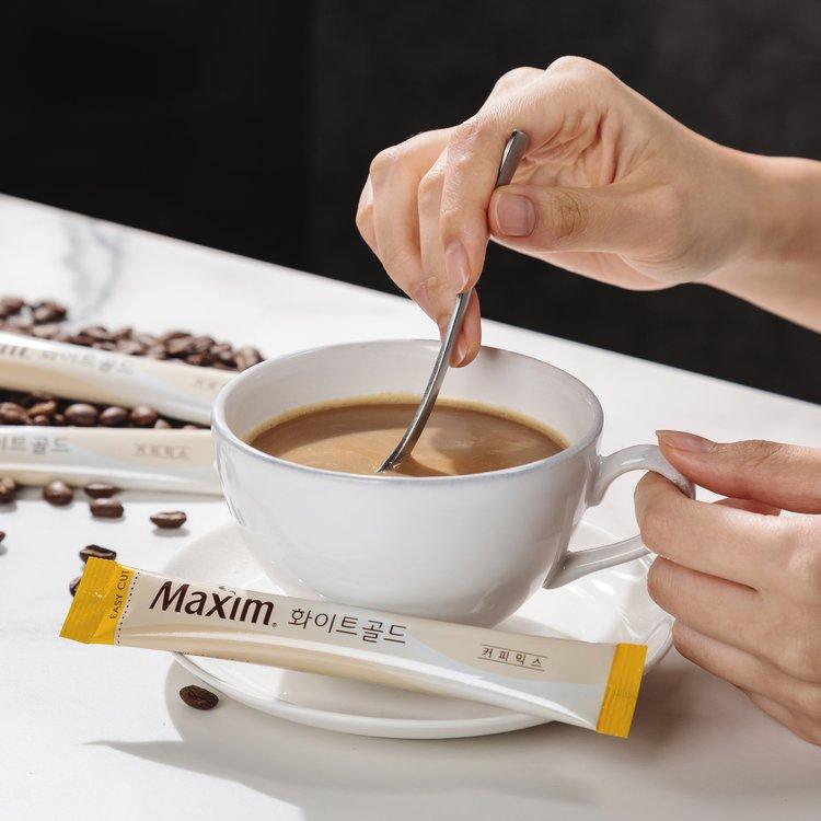 Maxim White Gold Mixed Coffee 맥심 화이트골드 커피믹스 (20 Sachets) | Dong Suh