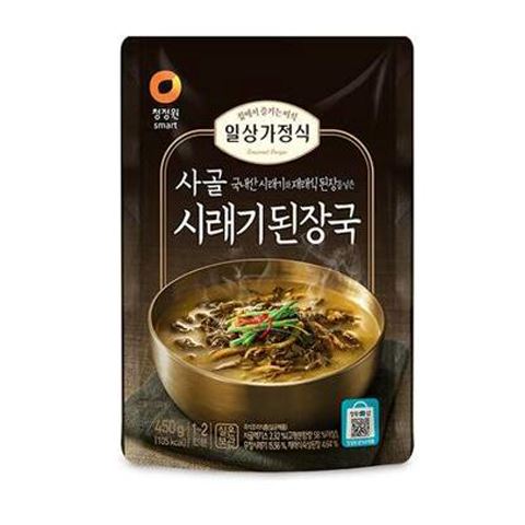 Dried radish greens Soybean Paste Soup 청정원 사골 시래기된장국 450g l Chung Jung Won