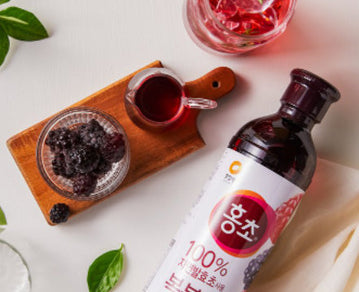 Black Raspberry Vinegar Drink 홍초V복분자 900ml | Chungjungone