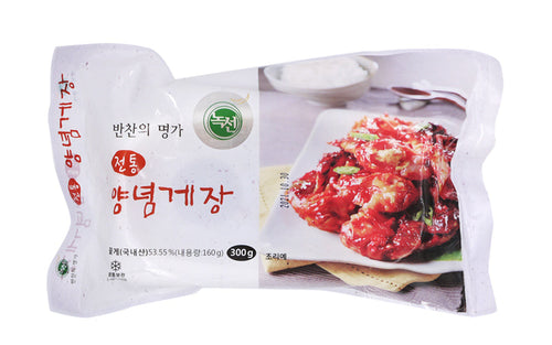 Korean Spicy Marinated Crab 300 g 꽃게 양념게장 |  NOKSUN