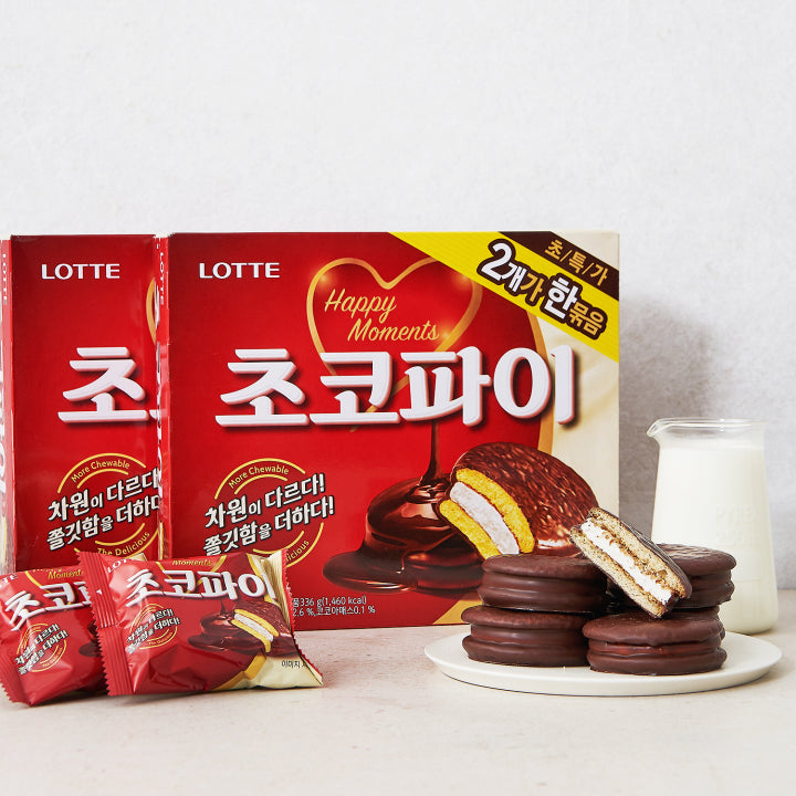 Chocopie 12pkt Original 초코파이 오리지날 | Lotte
