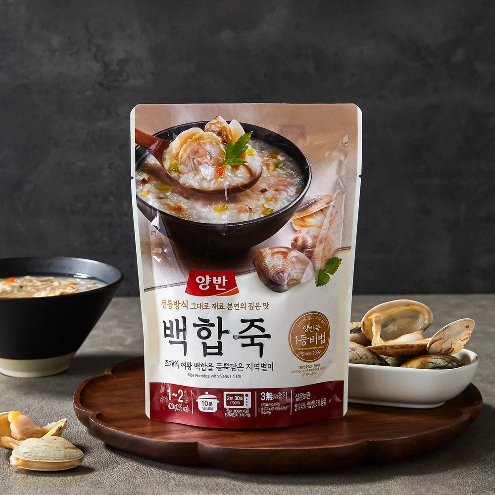 Hard Clam Porridge 420g 양반 백합죽 | Yangban