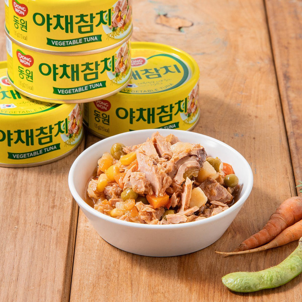 Canned Vegetable Tuna 동원 야채참치 100g | Dongwon