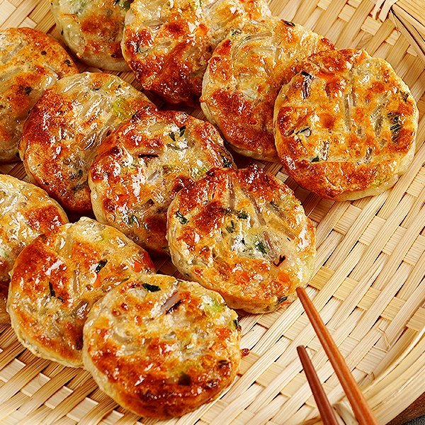 Seafood Pancake with Japchae 453g 동그랑땡 잡채 한가득 | Surasang