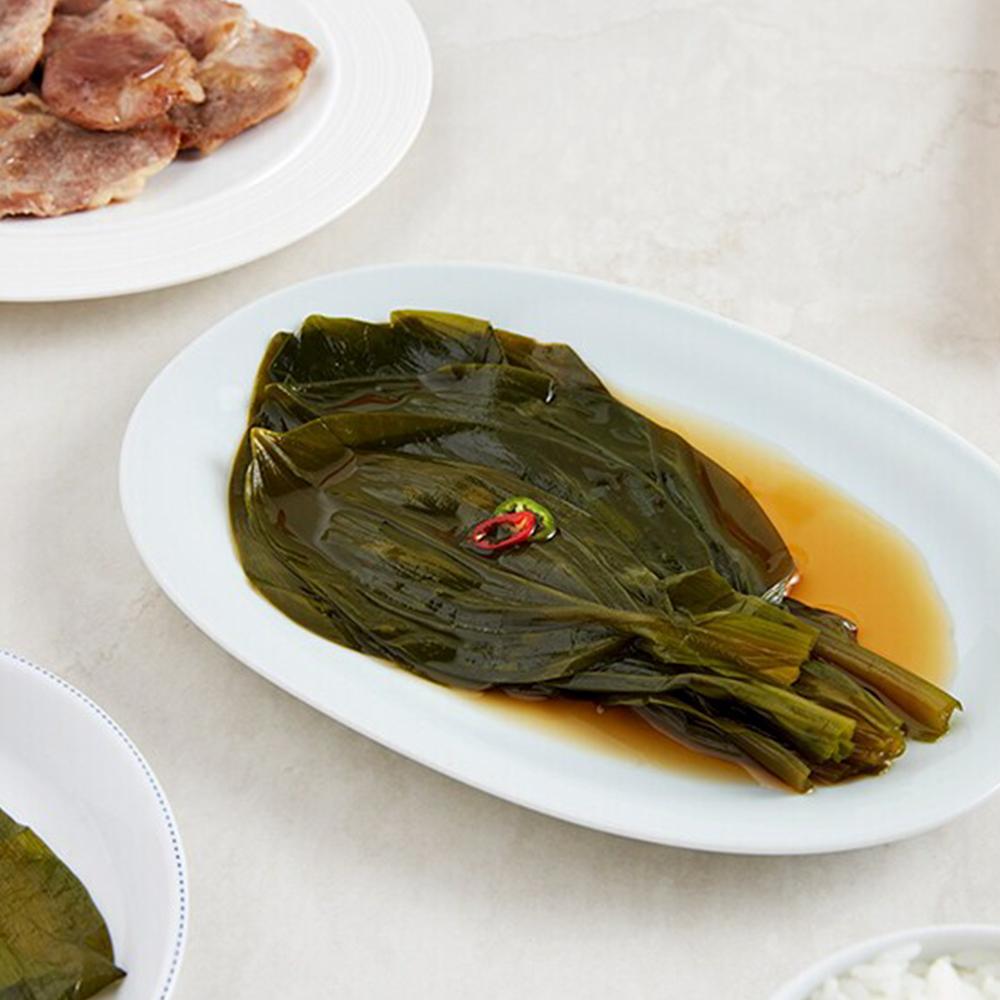 Pickled Wild Garlic Leaves 명이나물 (160g) | Ilgajib