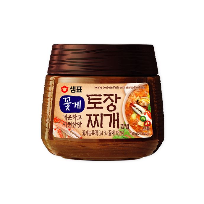 샘표 꽃게 토장찌개 양념 450g / Tojang Soybean Paste with Seafood for Soup 