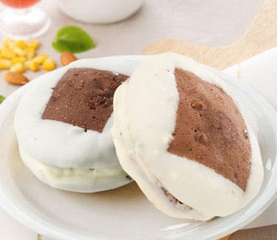 Hanmade White Choco Pie 10ea 풍년 제과 우리밀 수제 화이트초코파이 |  PNB