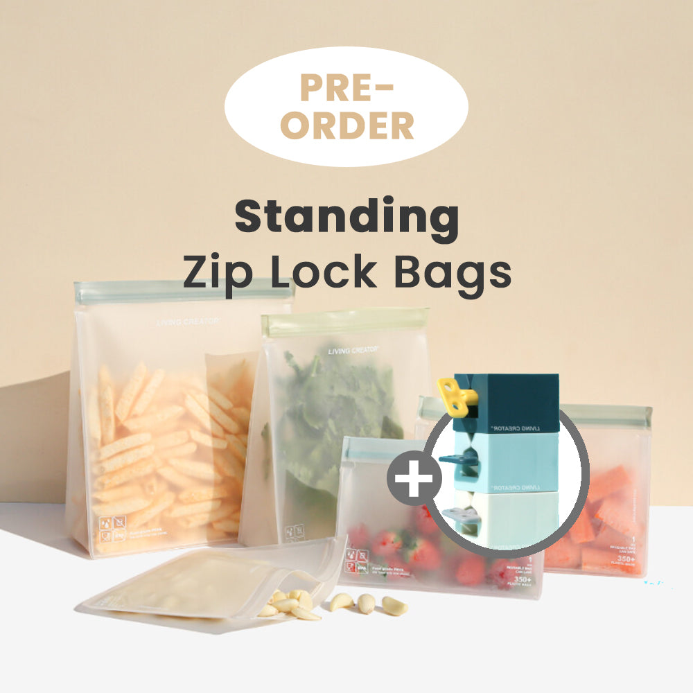 [SET] Standing Zip Lock Bags 스탠딩 지퍼백 세트 | 리빙크리에이터