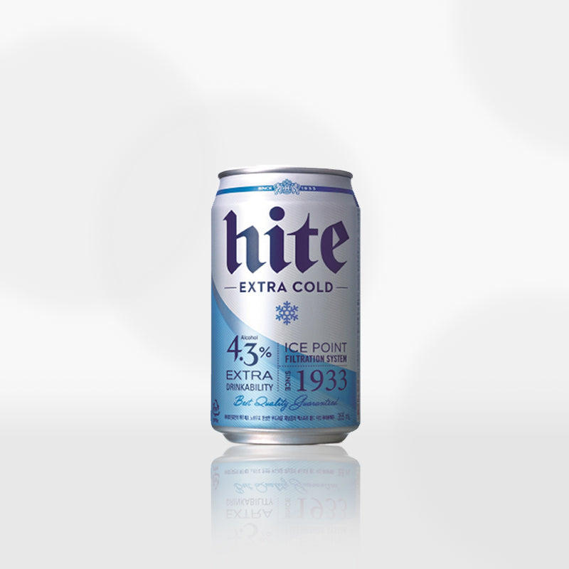 HITE Beer Extra Cold(6cans) 하이트 맥주 4.3% (355ml*6 캔)| Hite