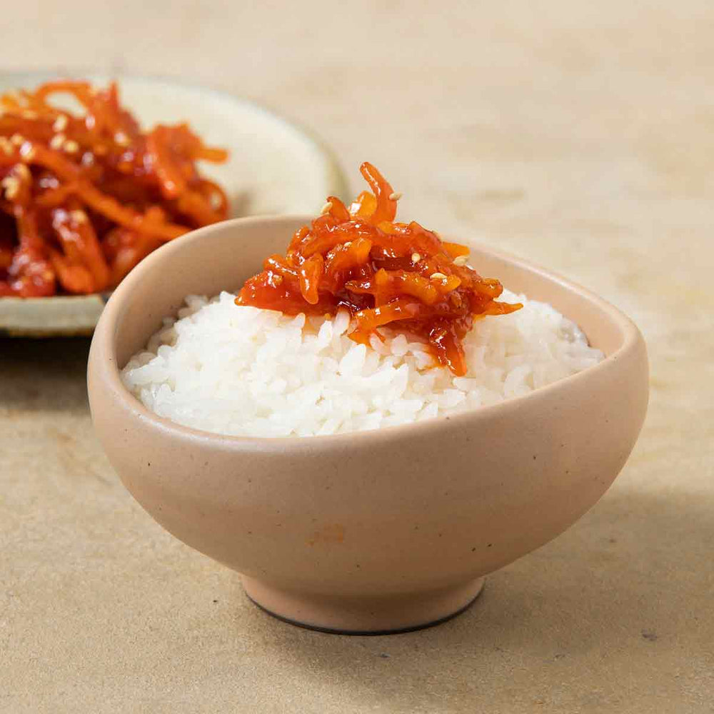 Spicy Stir Fried Dried Squid 샘표 쓱쓱싹싹 밥도둑 오징어채볶음 60g l Sempio