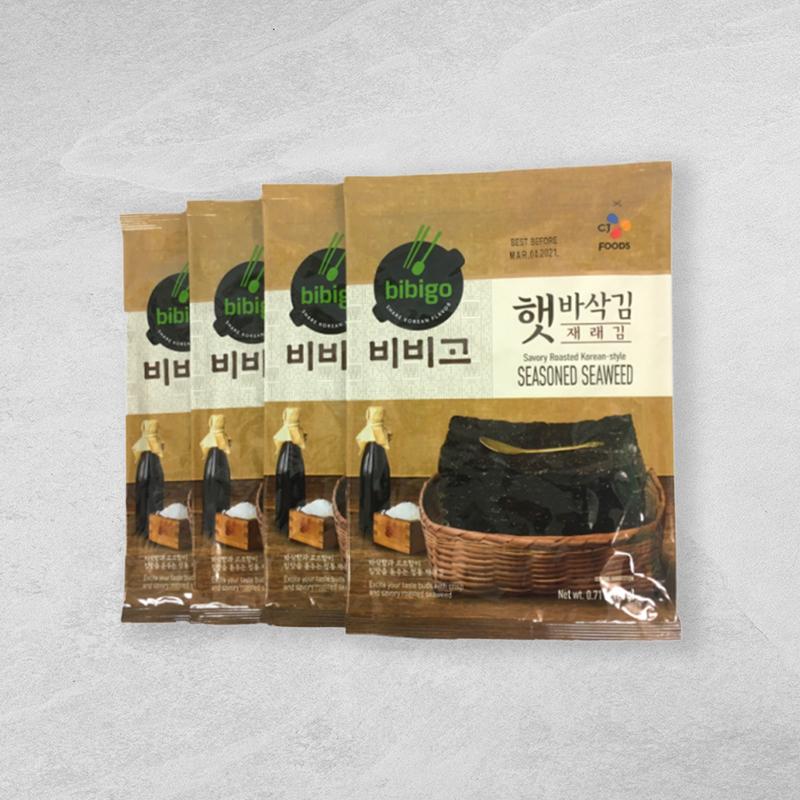 Crispy seaweed 비비고 햇바삭 재래김 4g x 12ea (48g)  | CJ Bibigo