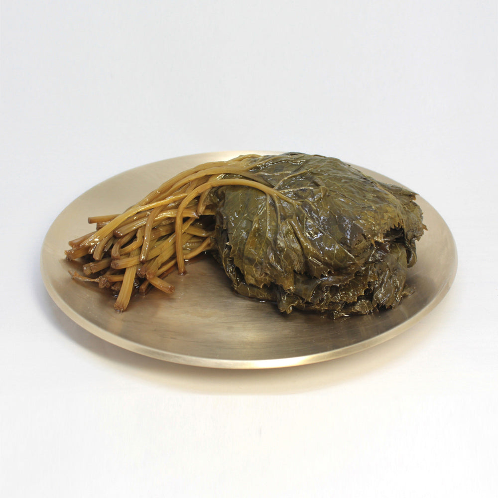 Pickled Korean Fischer’s Ligularia 곰취나물 장아찌 150g | SEATELIER