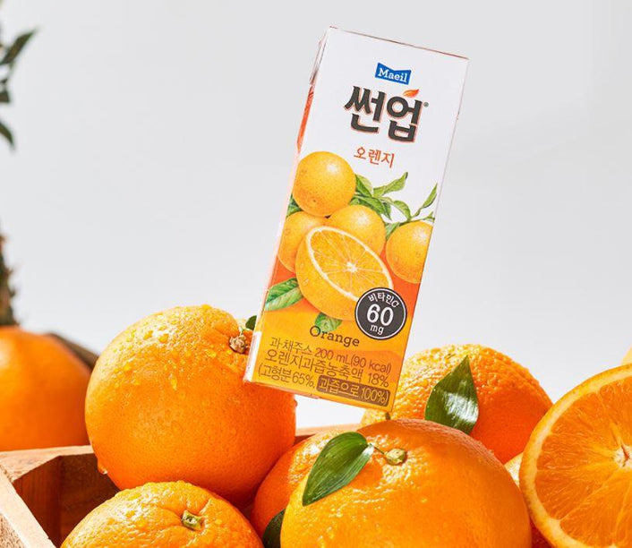 Sun-up Orange juice 200 ml 썬업 오렌지 쥬스 | Maeil