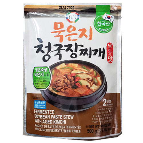 Fermented Soybean Paste Stew with aged KIMCHI 500g 묵은지 청국장 찌개