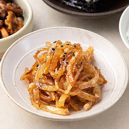 쥐포채 간장 볶음 반찬의 명가 녹선 80g Stir-fried dried fishjerky with soy sauce 
