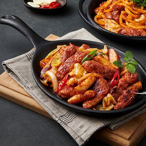[간편조리] 싱싱 순살 닭다리살 매운 양념 500g Korean Spicy Chicken