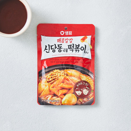 Shindangdong Topokki Sauce 180g 3-4servings 샘표 매콤칼칼 신당동 국물떡볶이 양념 |  Sempio
