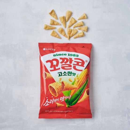 Corn snack 3 flavors- Original /BBQ/ Spicy & Swwet 꼬깔콘 고소한맛/군옥수수맛/매콤달콤한맛 (67g) | Lotte