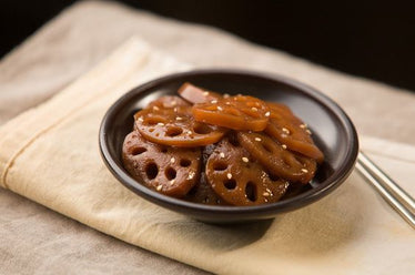 Braised Lotus Root with Soy Sauce 연근 조림 120g | BANCHAN