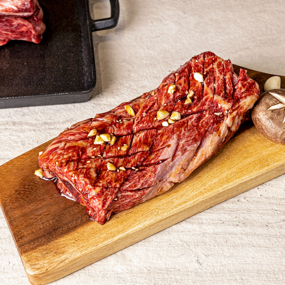 US Prime Beef สั้นซี่โครงที่มีกระดูกขนาดใหญ่소왕갈비 (700 กรัม) | บลูบาสกี