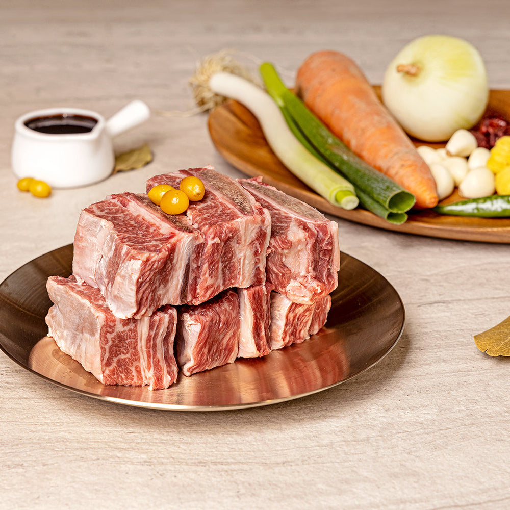 US Prime Beef Short Ribs 미국산 소갈비찜 (찜, 탕용) - (500g) | The BlueBasket