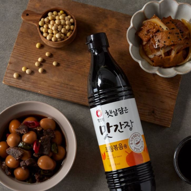 Korean Soy Sauce for Braised & Stir-Fry Dishes 맛간장 조림볶음용 (840ml) | Chung Jung One