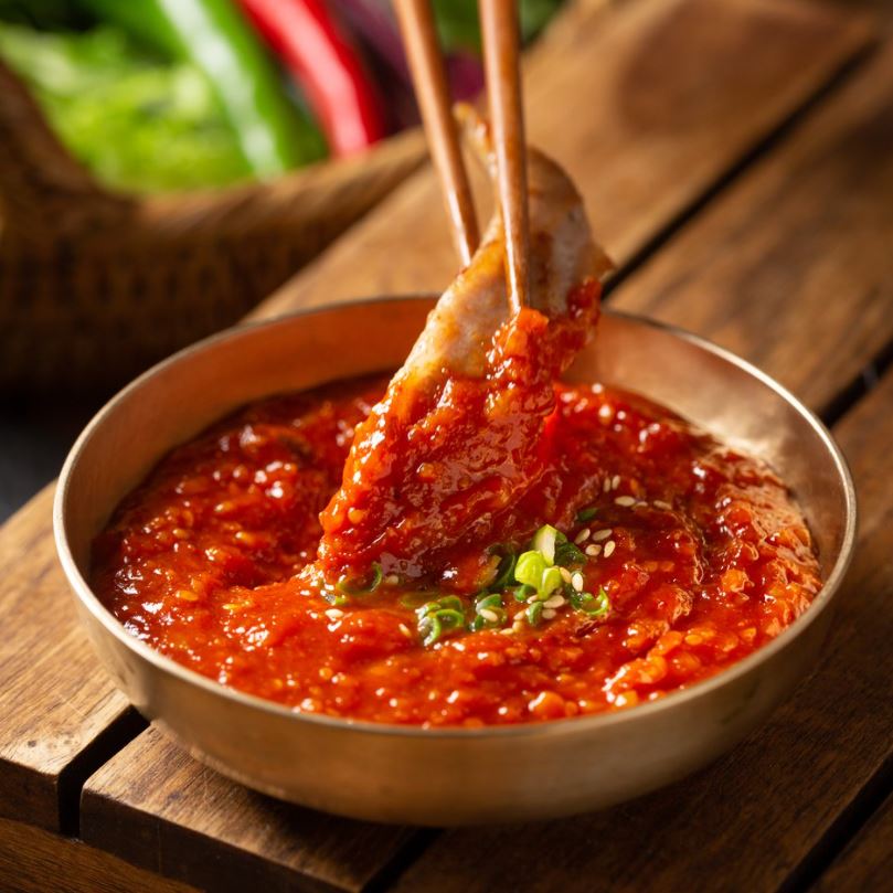 เนื้อบาร์บีคิวเกาหลีจุ่มซอส Ssamjang วาง해찬들고기용쌈장 (450 กรัม) | haechandle