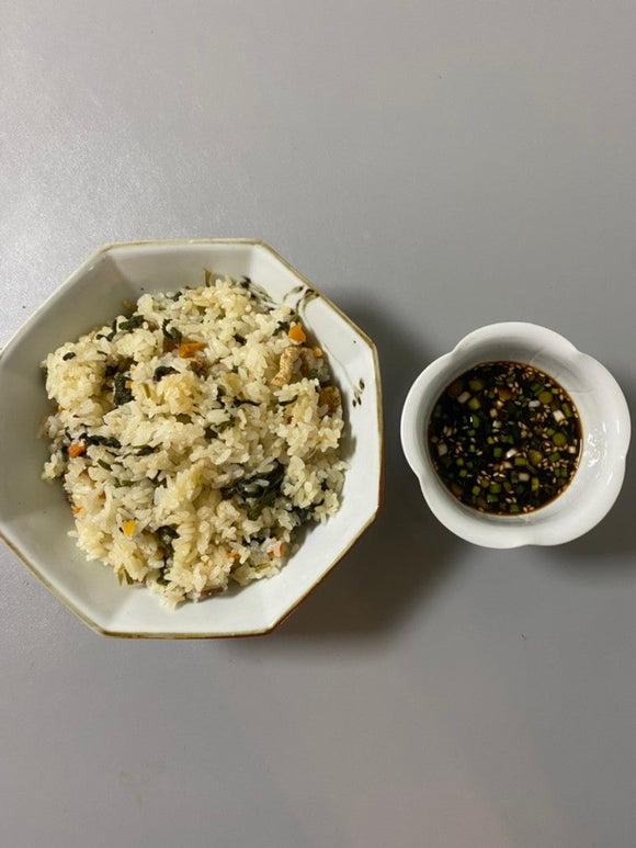 All Organic rice kit with deodeok 횡성 유기농 더덕 나물밥 쉽게 만들기 키트 2 servings x 3 EA | SEA TELIER