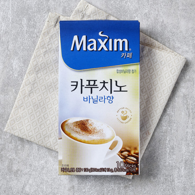 Cappuccino Vanilla 130G *10EA  맥심 카푸치노 바닐라향 130g(13gX10) | Maxim