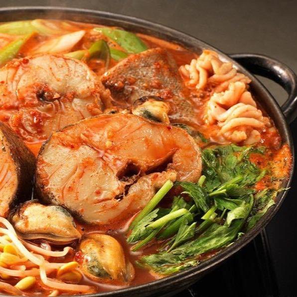 เกาหลีแช่แข็ง Spicy Codfish STEW ชุดอาหาร연안식당대구매운탕밀키트 (2-3Pax) | สดง่าย x Yeonan Sikdang