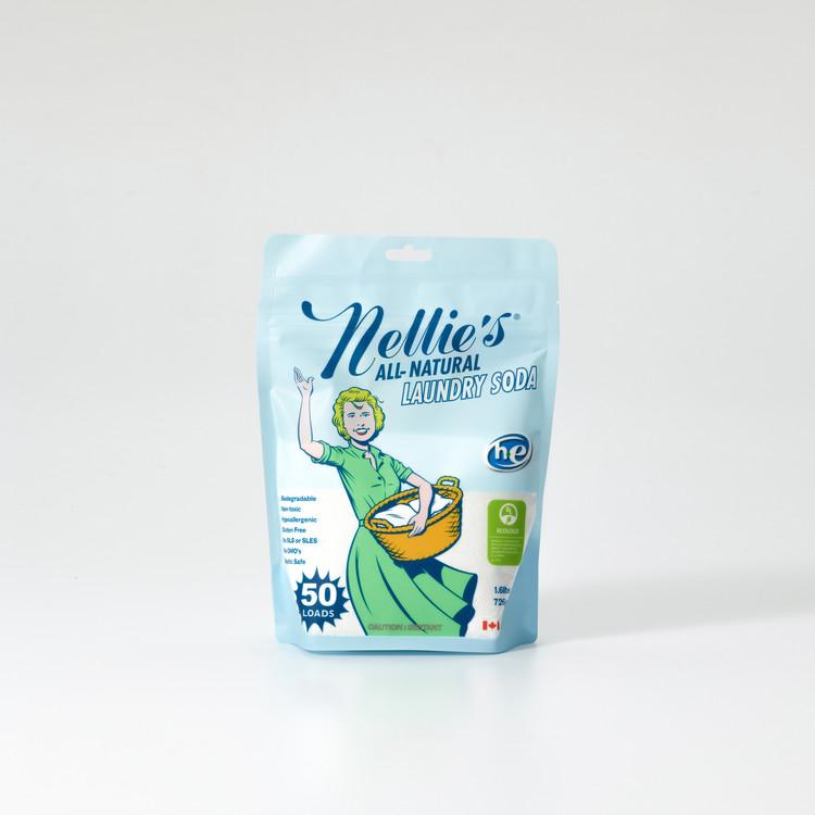 All-Natural Laundry Soda Laundry Soap 50회 쓰는 소다세제 (50 Loads, 726g) | Nellie's