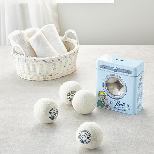 Laundry Wool Dryer Balls 울드라이어볼 (4 pcs) | Nellie's