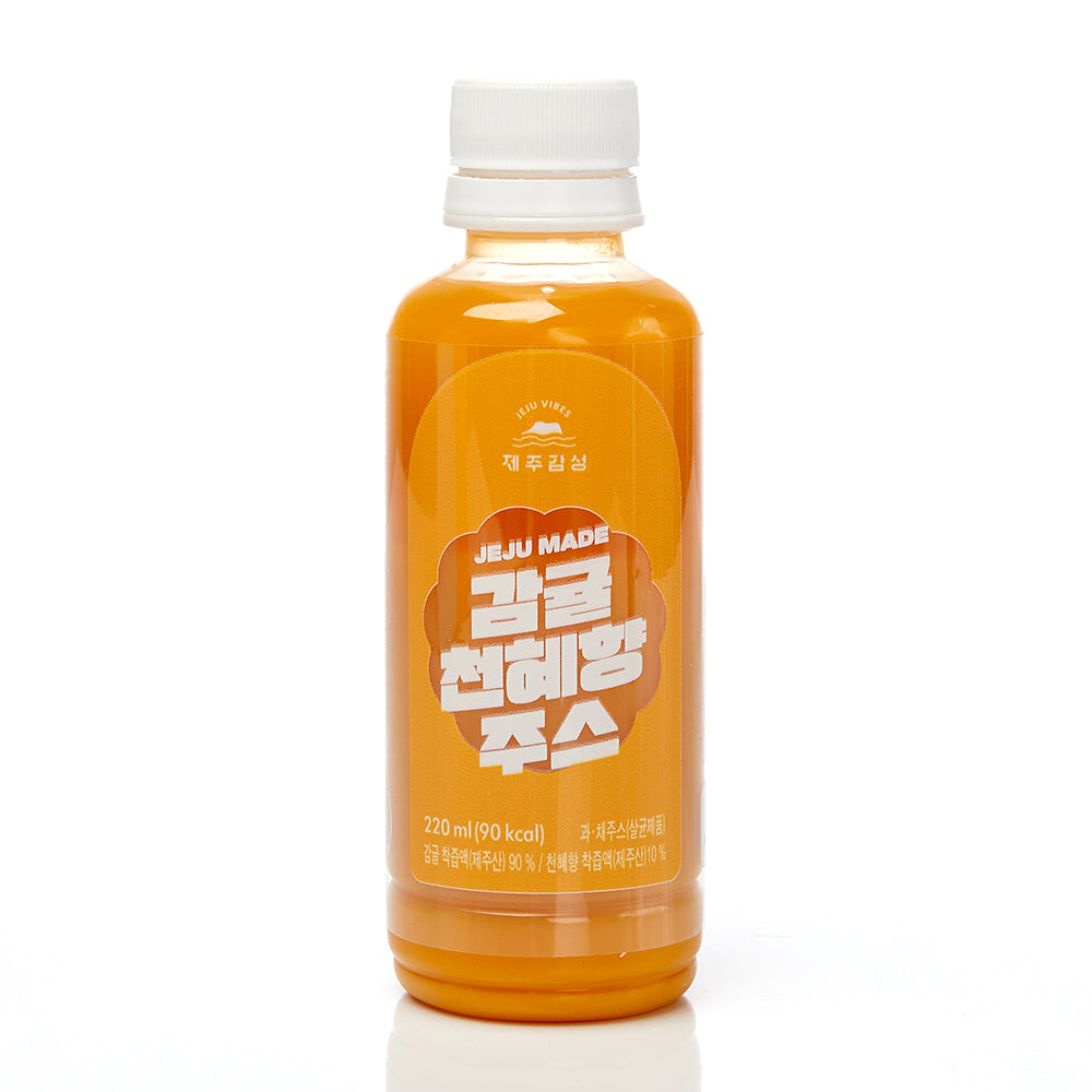 JEJU Mandarin & Cheonheyhyang Juice 감귤천혜향 주스 220ml | JEJU VIBE 제주감성