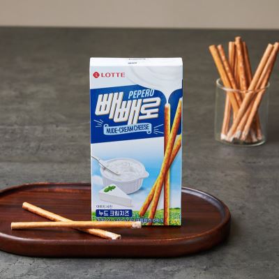Pepero Nude Cream Cheese 빼빼로 누드크림 치즈 (46g) | Lotte