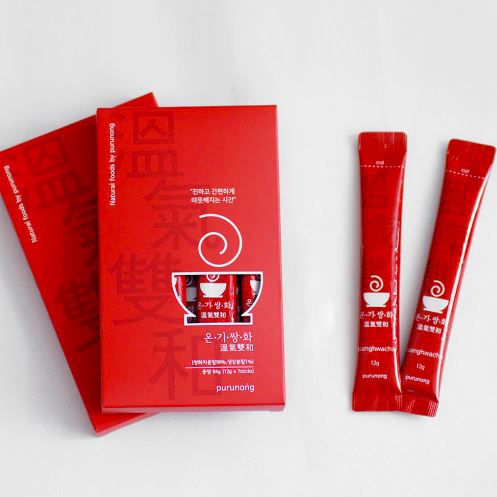 Ongi Ssanghwa Korean Herbal Tea 쌍화차 Powder (12g X 7 Sticks) | Purunong