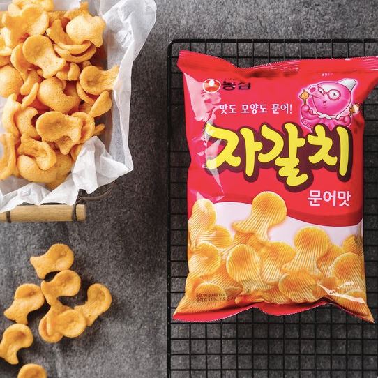 Jagalchi Octopus Flavoured Snack 농심 자갈치 (90g) | Nongshim