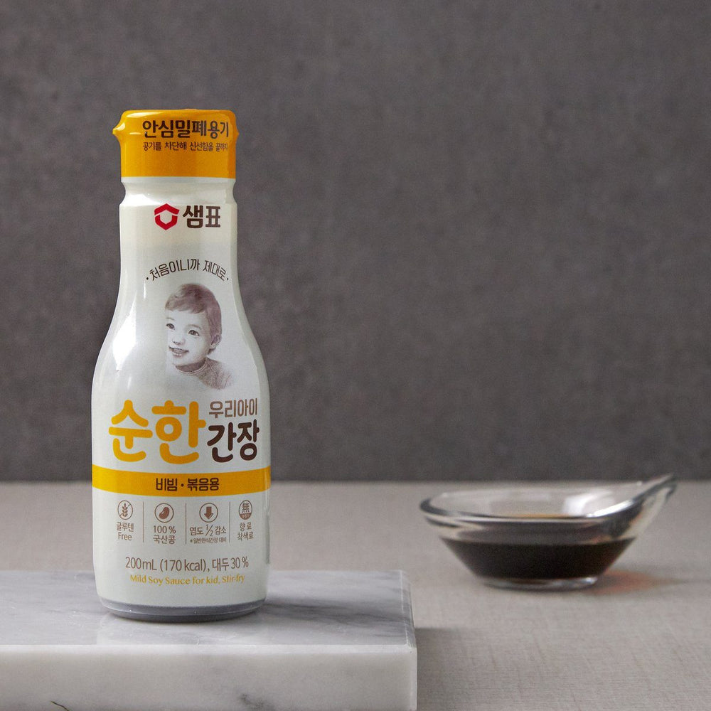 Soy Sauce for Kids Mild Soy Sauce 우리아이 순한간장 비빔볶음용 (200ml) | Sempio