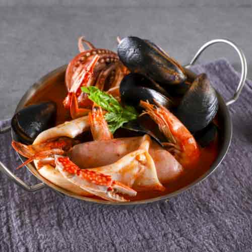 Whole Squid Spicy Seafood Soup 통오징어짬뽕탕 530g | MONO