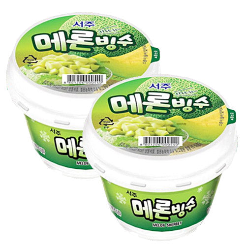 Melon Ice Flake 2ea 서주 메론 빙수 아이스크림 280ml*2개 | Seoju