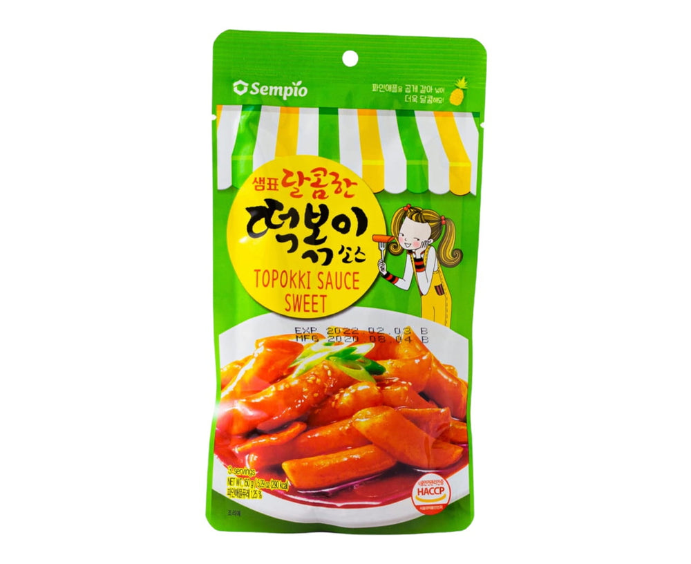 Topokki Sauce(Spicy/Sweet) 떡볶이 소스 150g (매운맛,달콤한맛) | Sempio